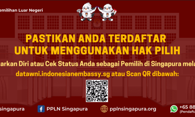REGISTRATIONS NOW OPEN IN SINGAPORE FOR INDONESIAN GENERAL ELECTION