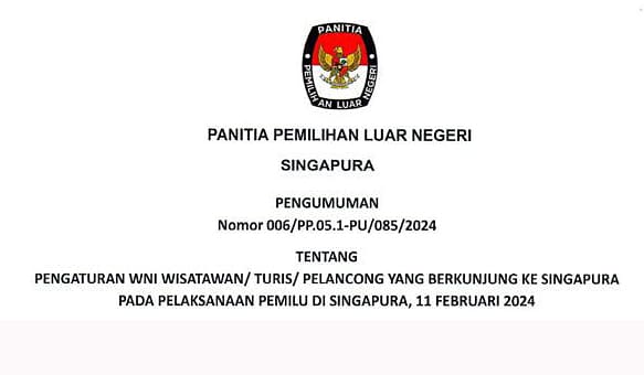 KBRI – For Indonesians Voting in Singapore