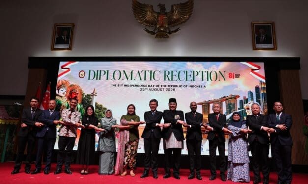 Indonesia Marks 81st Independence Anniversary with Diplomatic Reception in Singapore